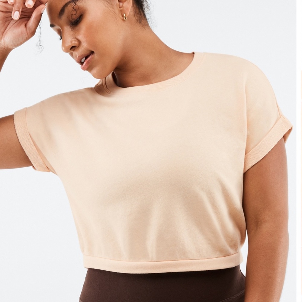 Fabletics Cassie Short Sleeve Sweatshirt
